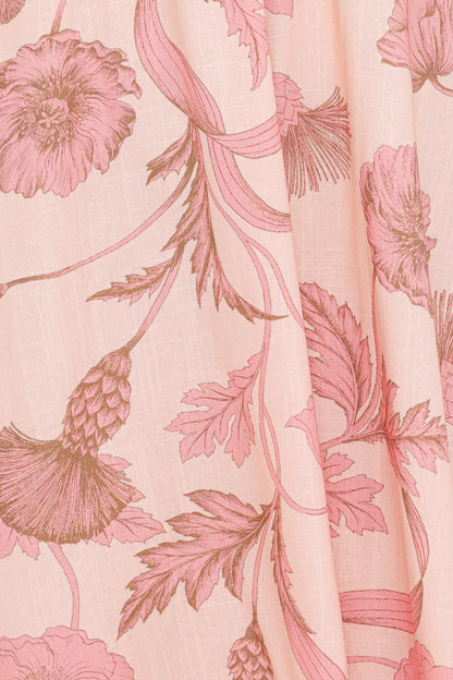 Bowman Maxi Dress - Pink Floral