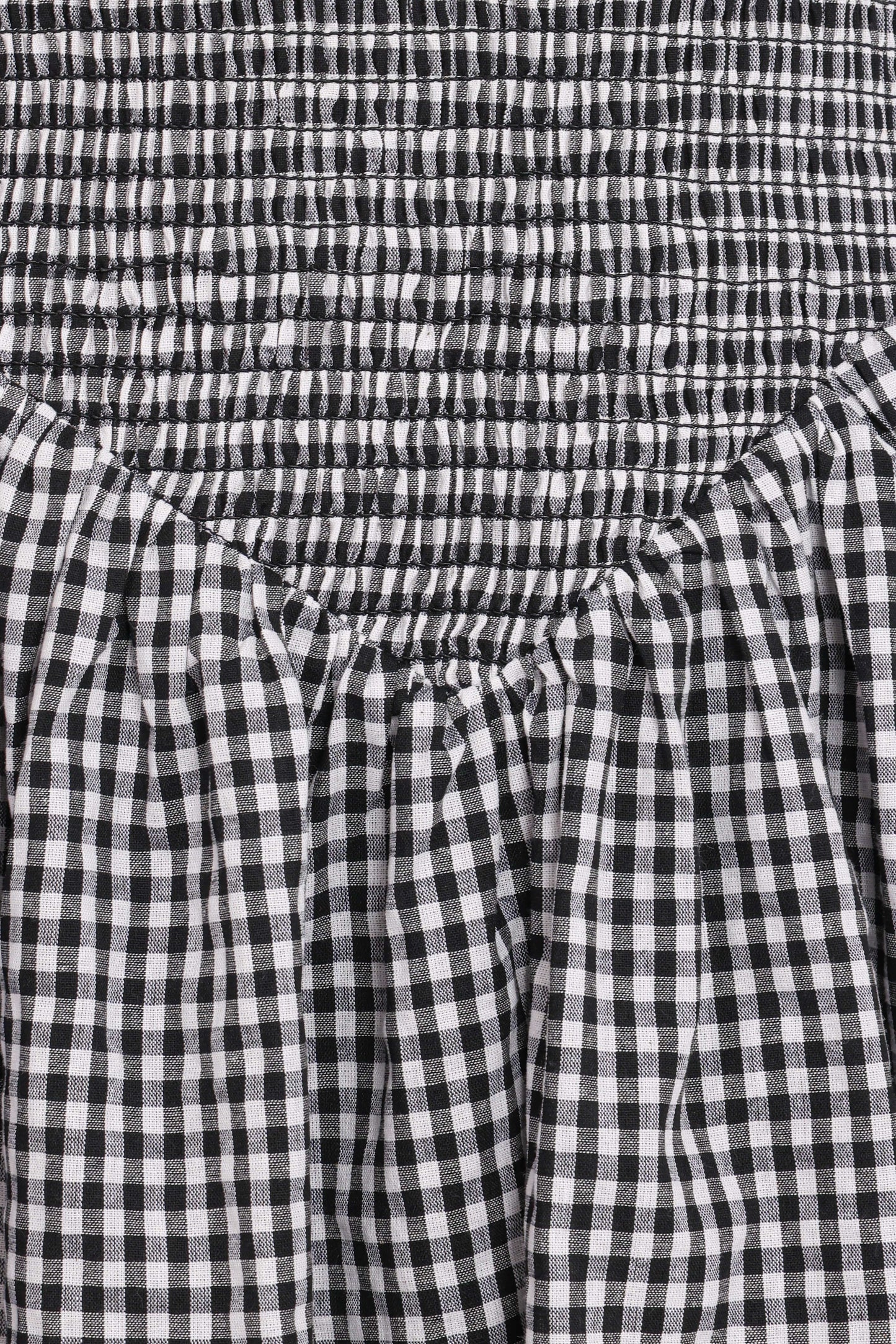 Celine Mini Dress - Black Gingham