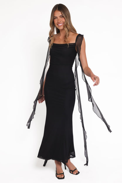 Chiara Maxi Dress - Black
