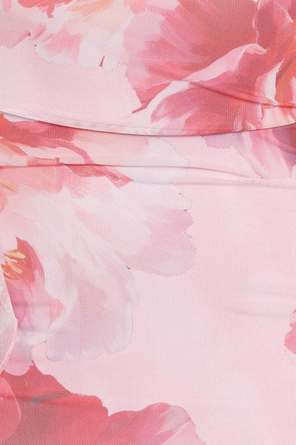 Chiara Maxi Dress - Pink Peony