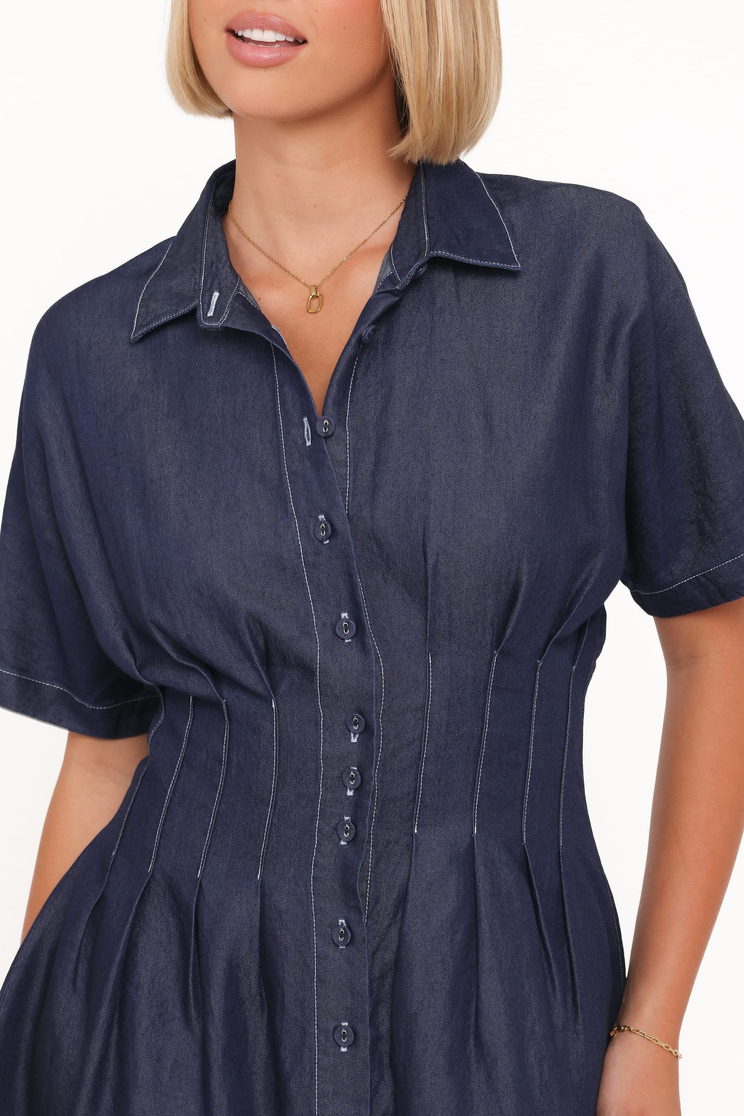 Davine Mini Dress - Blue