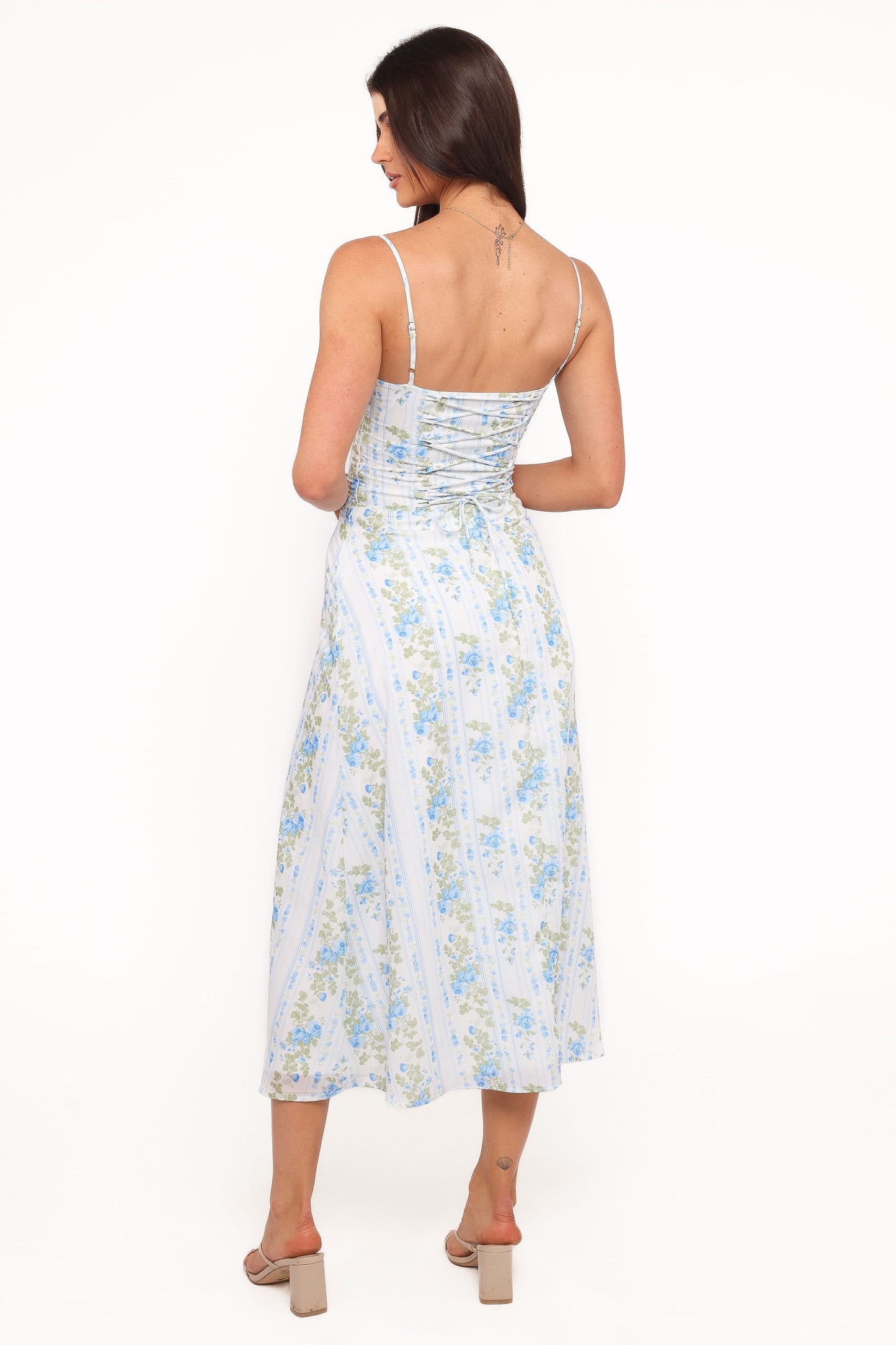 Florencia Midi Dress - Blue Floral