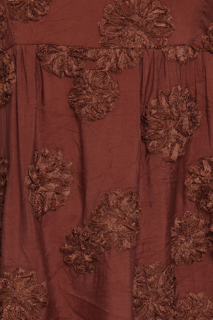 Giana Mini Dress - Brown