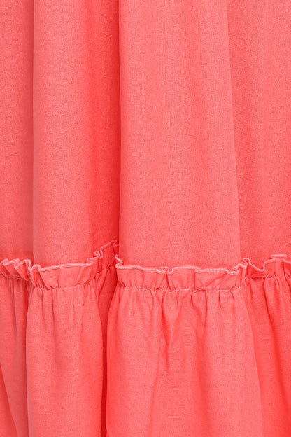 Gilda Maxi Dress - Coral