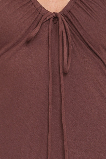 Jordie Midi Dress - Dark Brown