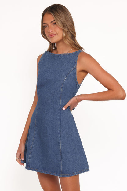 Katina Mini Dress - Denim