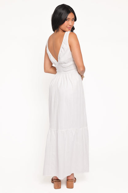 Kayden Maxi Dress - White