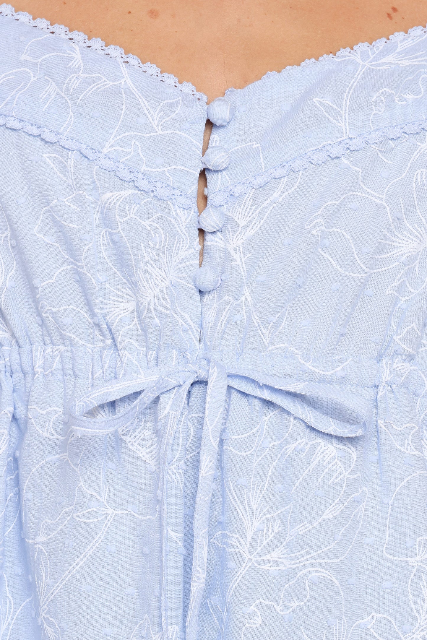 Keaton Mini Dress - Cornflower Blue