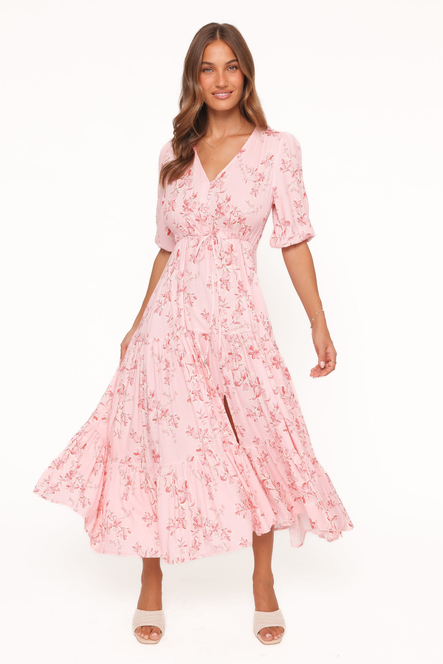 Kelda Dress - Rose Pink Floral