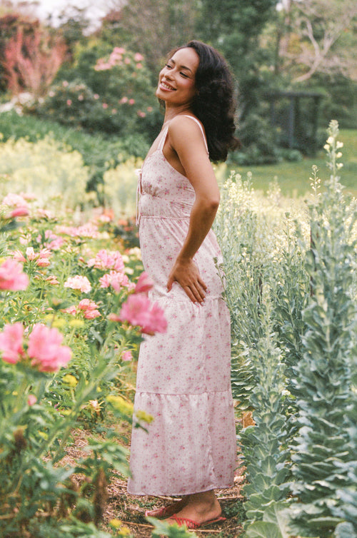 Kendra Maxi Dress - Pink Floral
