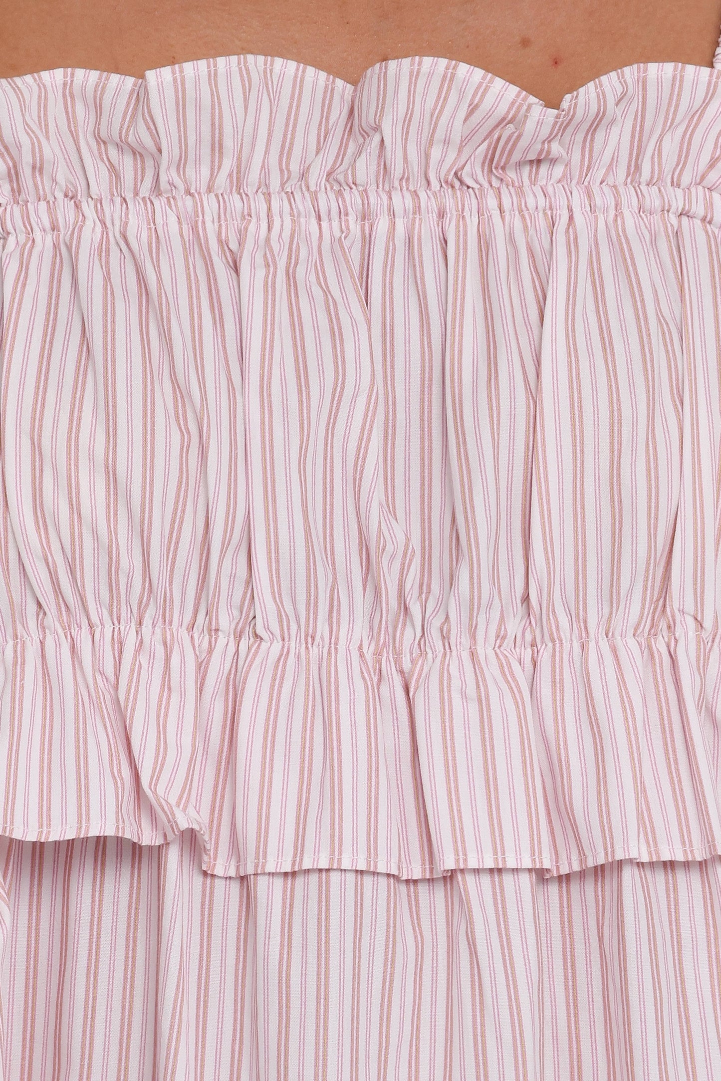 Keonia Mini Dress - Pink Stripe