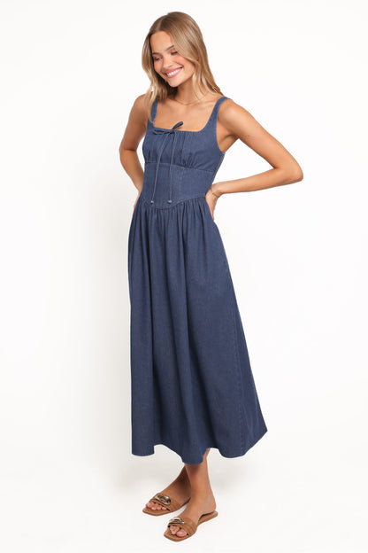 Kinslee Midi Dress - Denim