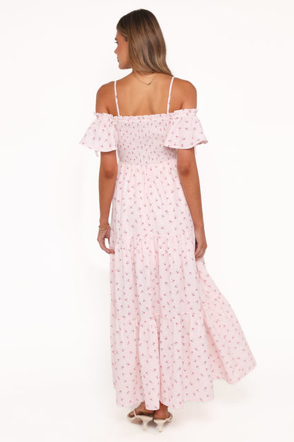 Lachay Maxi Dress - Pink Floral