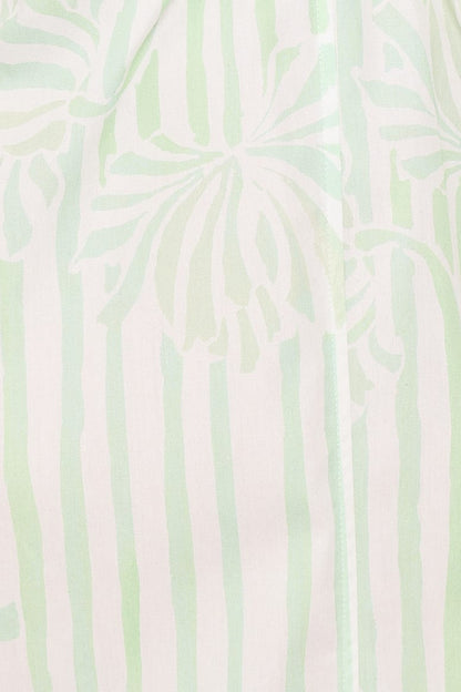 Laurita Maxi Dress - Jade Painted Stripe