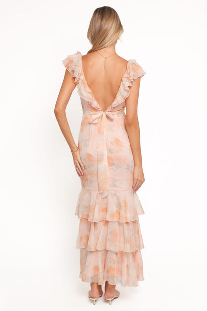 Lydia Maxi Dress - Pink Floral