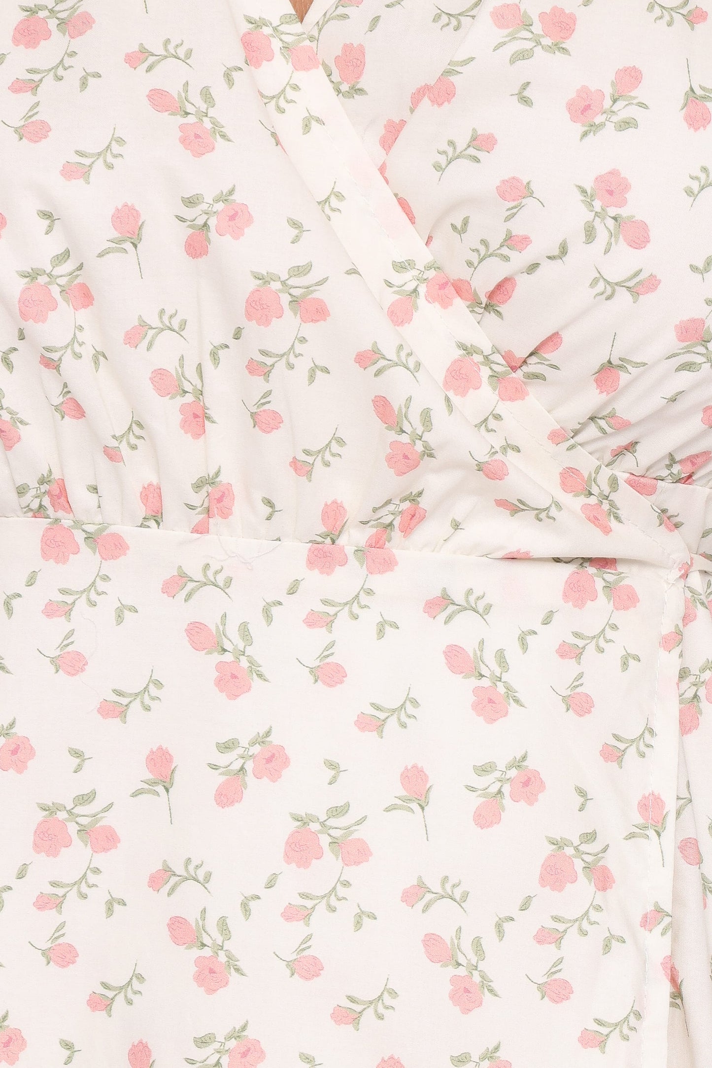 Mabella Midi Dress - Peach Ditsy Floral