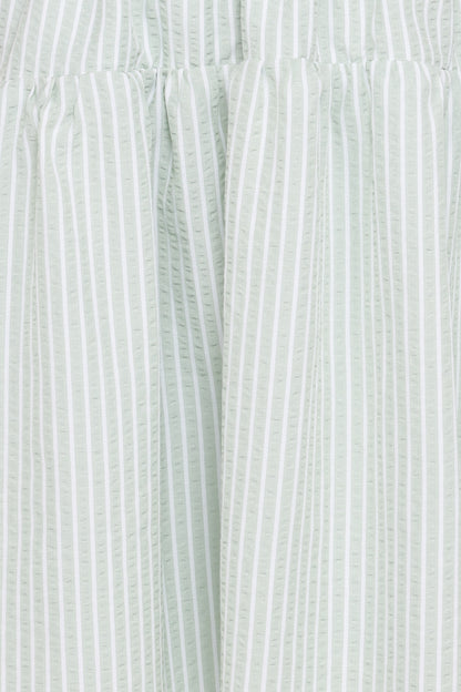Makayla Mini Dress - Green Stripe