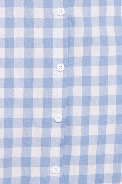 Menora Maxi Dress - Blue Gingham