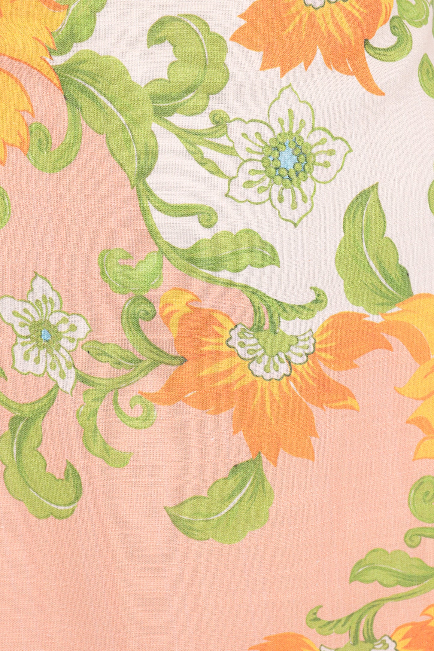 Noriko Shift Mini Dress - Yellow Spring Floral