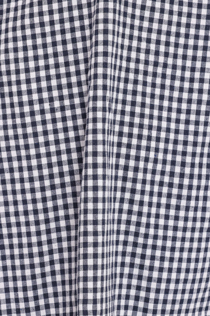 Samson Mini Dress - Navy Gingham
