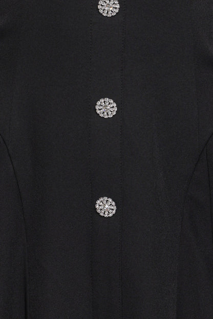 Sonya Long Sleeve Mini Dress - Black