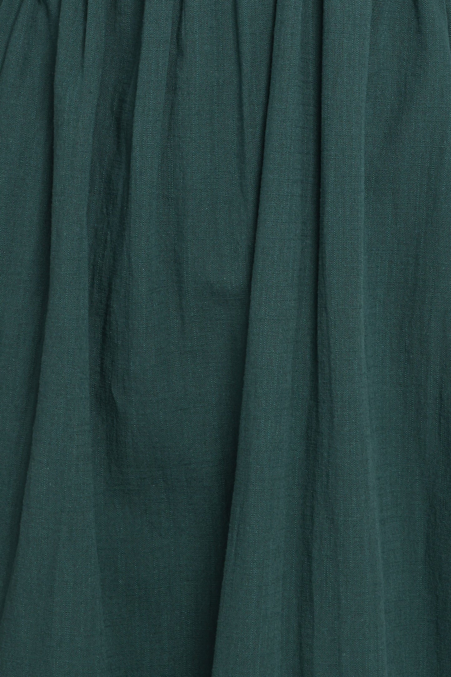 Sullivan Puff Sleeve Maxi Dress - Forest Green