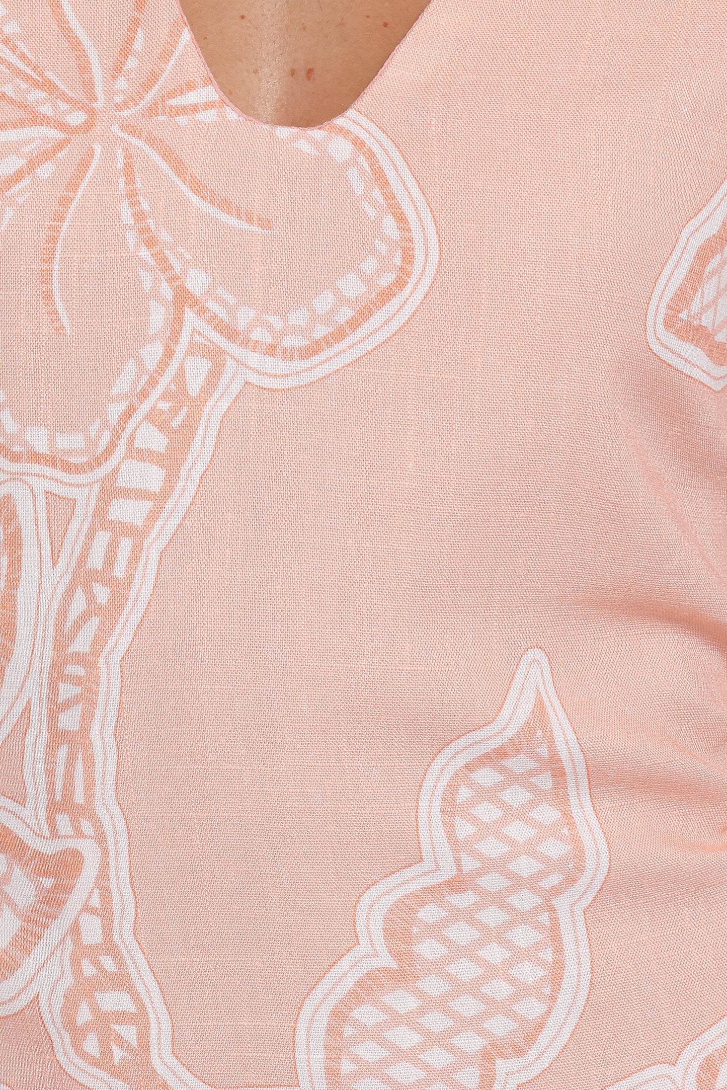 Tamika Mini Dress - Peach Floral