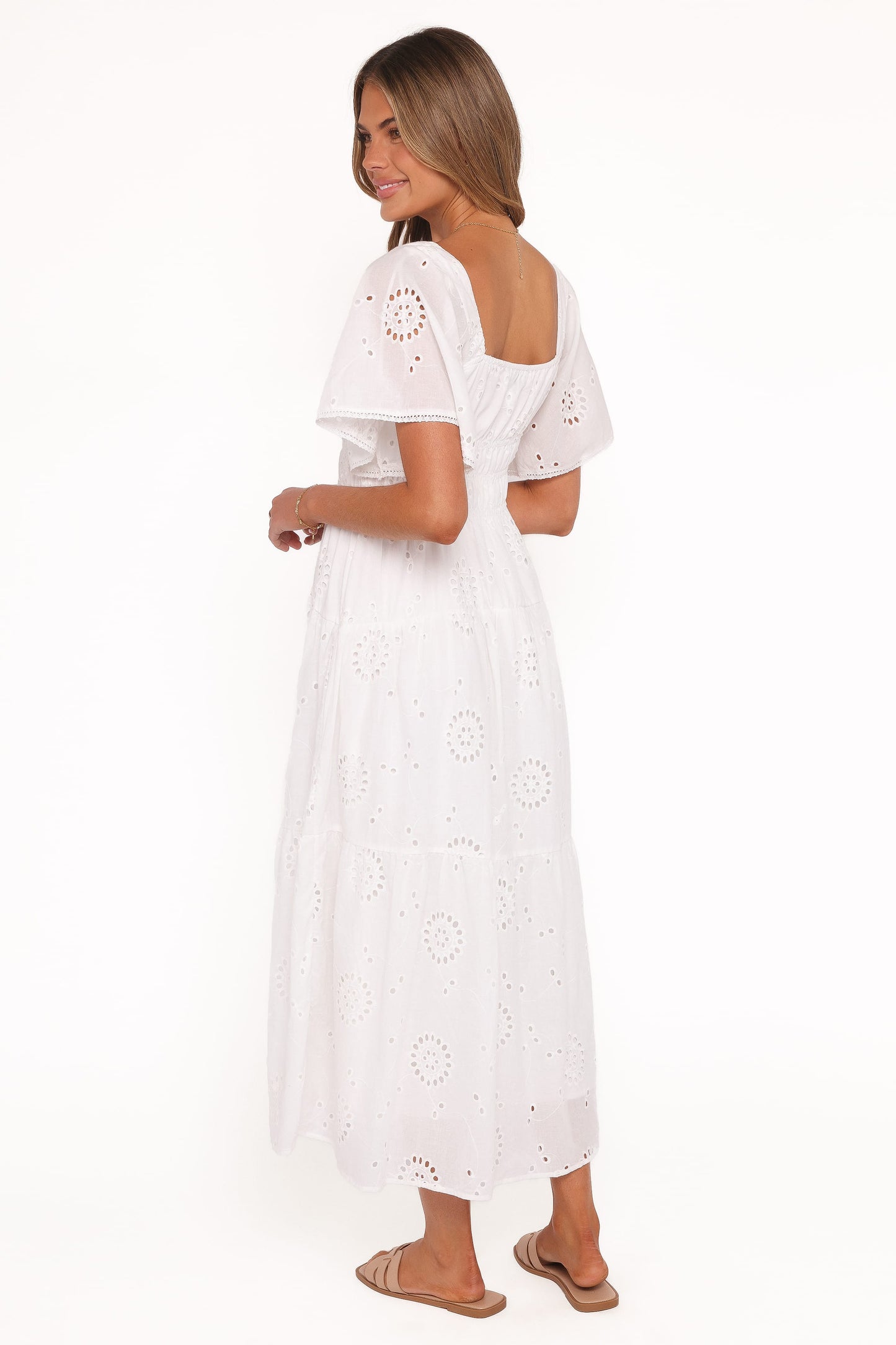 Tierney Midi Dress - White