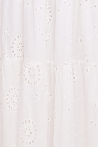 Tierney Midi Dress - White