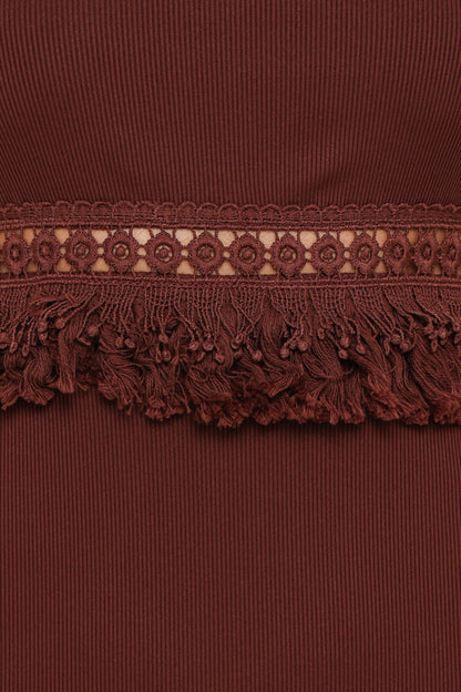 Tula Mini Dress - Dark Brown