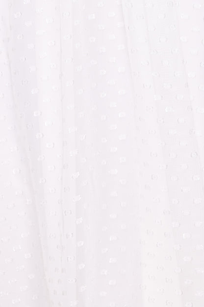 Vee Strapless Maxi Dress - White